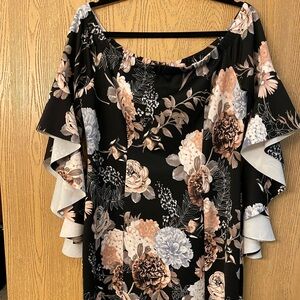 Janette Plus Women’s Off Shoulder Floral Dress